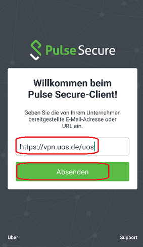 VPN einrichten unter Android - Screenshot